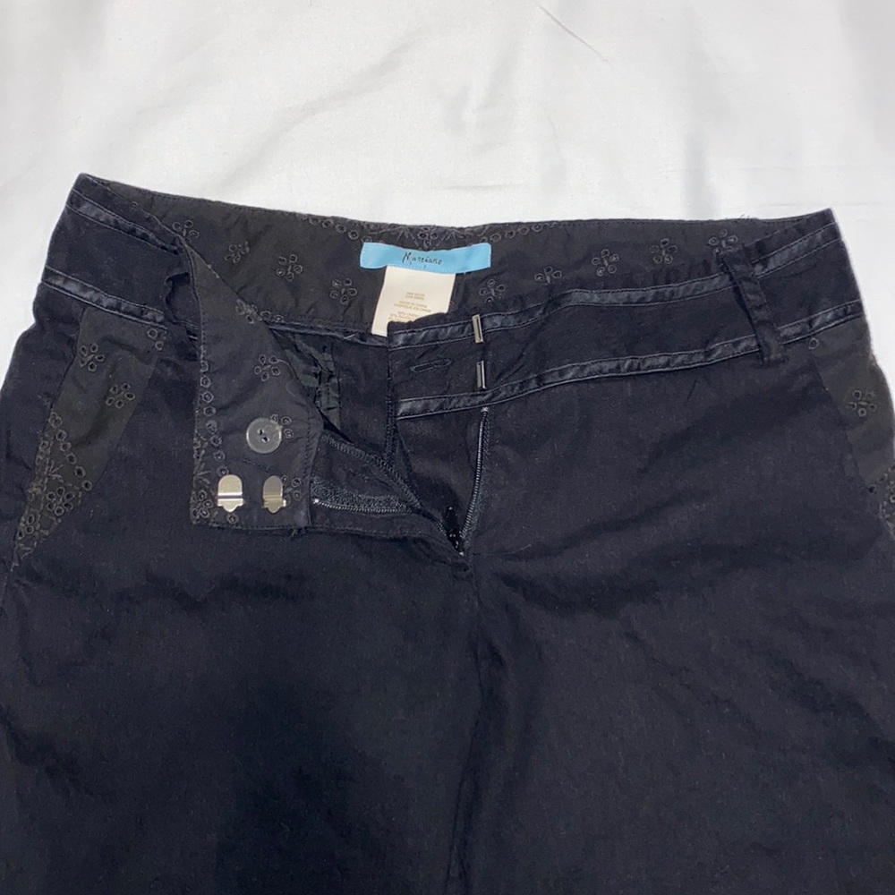 Vintage black Marciano capri pants. Size 0. - Picture 2 of 12